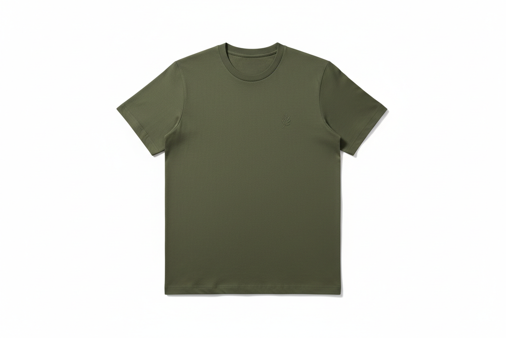 Olive green short sleeve t-shirt