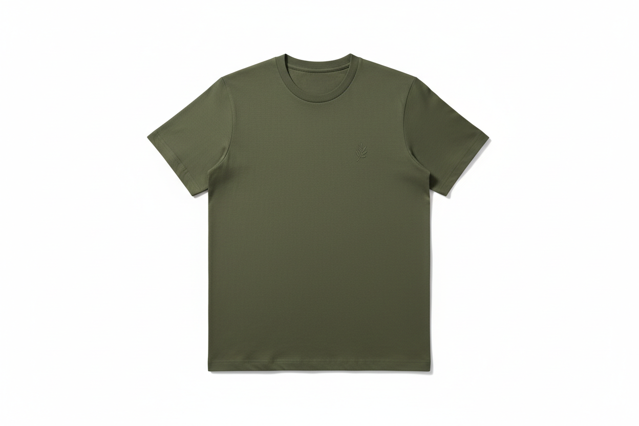 Olive green short sleeve t-shirt