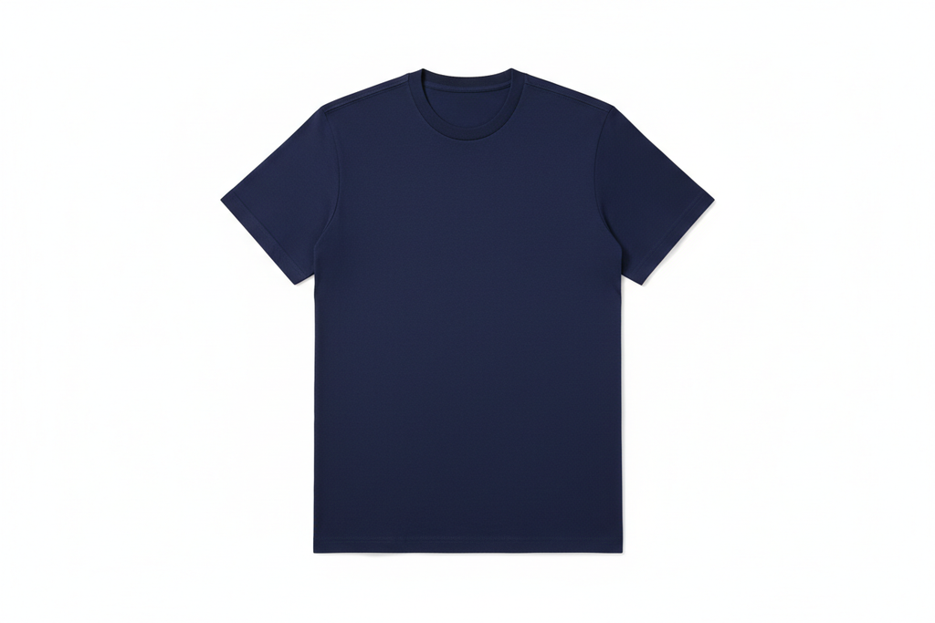 Navy blue short sleeve t-shirt