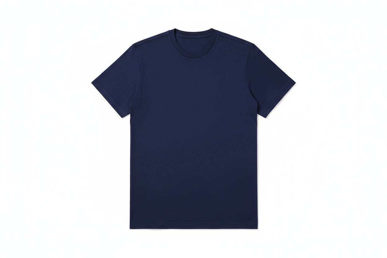 Navy blue short sleeve t-shirt